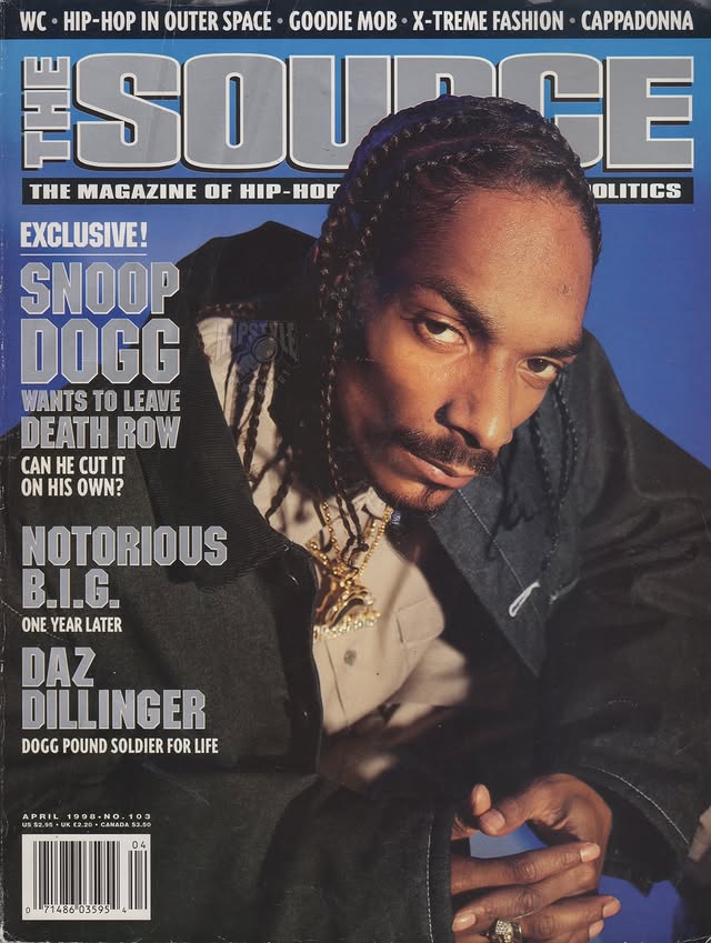 Snoop Dogg in copertina Snoop Dogg in copertina