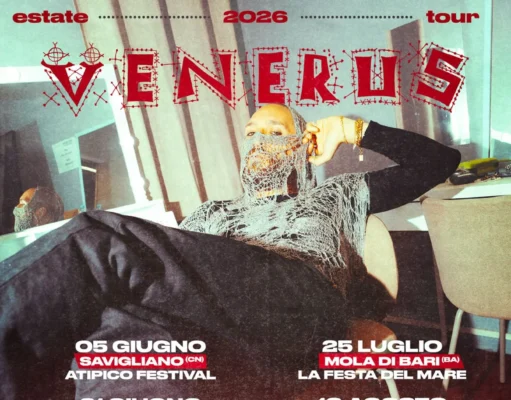 Venerus: annunciate le tappe del tour estivo 2026 venerus-tour-estivo-2026
